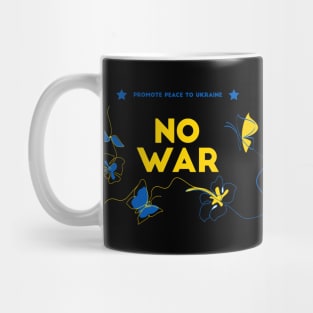 Ukraine Support No War Peace Mug